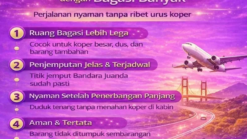 Travel Lumajang Surabaya untuk Penumpang Bandara Juanda dengan Bagasi Banyak